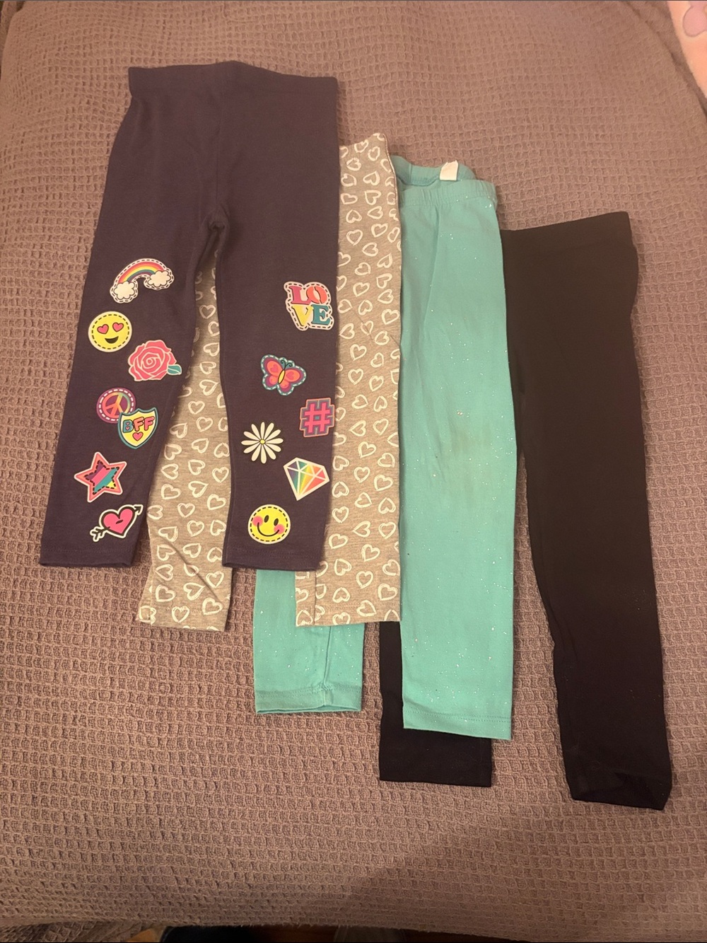 4 Pack Girls Leggings